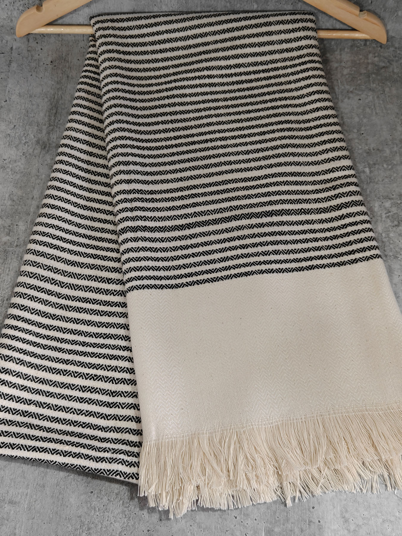 handwoven black and white shawl handwoven black and white shawl