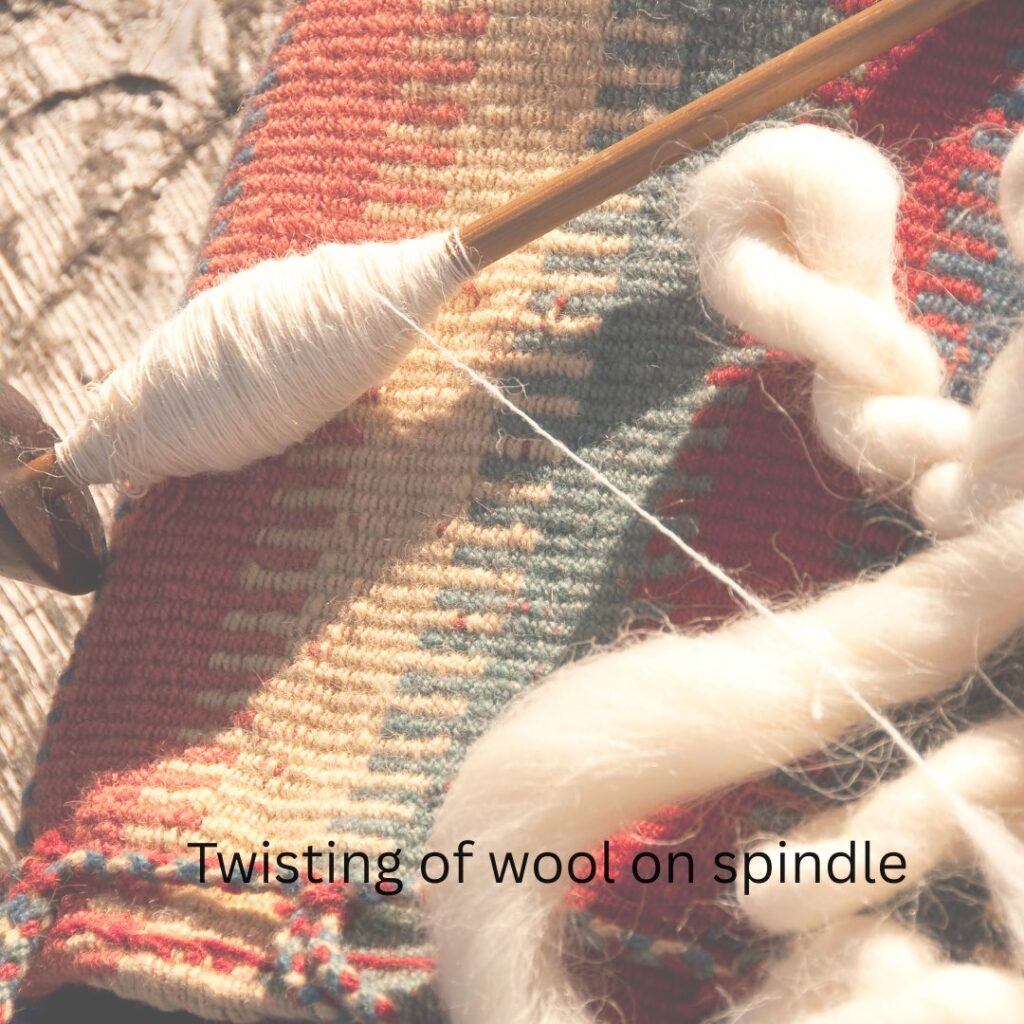 picking and teasing of wool 5